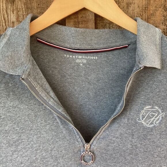 TOMMY HILFIGER Cotton
T-shirt Dress with Zip Placket - Picture 7 of 14